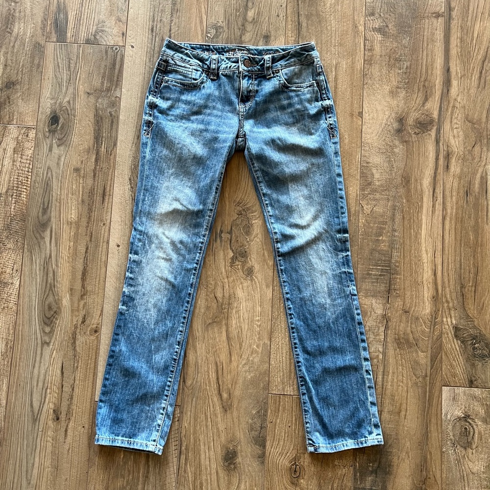 Buckle Black No 146 Straight Stretch Jeans